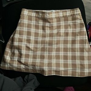 Hollister plaid skirt